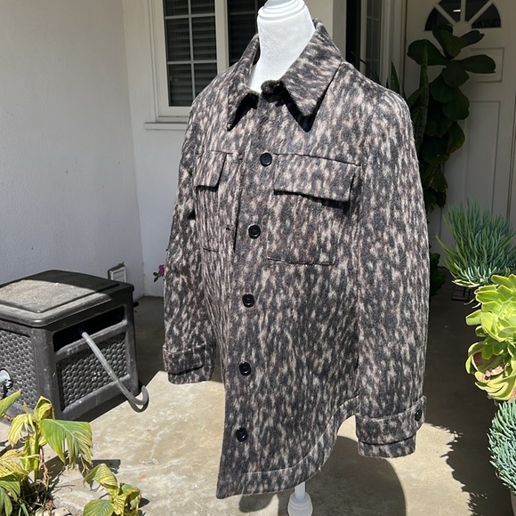 All Saints Leopard Jacket - Picture 7 of 15
